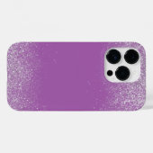 Zilverstof en paarse telefoonhoes Case-Mate iPhone case (Achterkant (horizontaal))