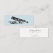  zilverstraling / mini visitekaartje (Voorkant / Achterkant)