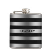 Zilverstrips Heupfles (Voorkant)