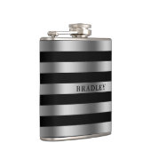 Zilverstrips Heupfles (Rechts)