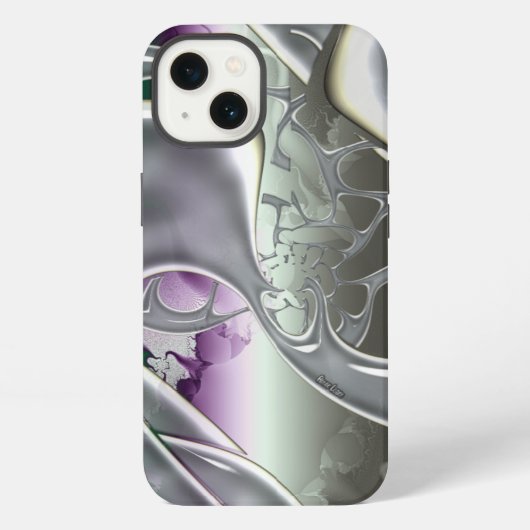Zilverstroom iPhone Hoesje (Achterkant)
