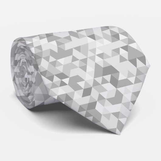 ZilverStropdas Stropdas (Opgerold)