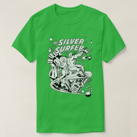 Zilversurfer T-shirt (Design voorkant)