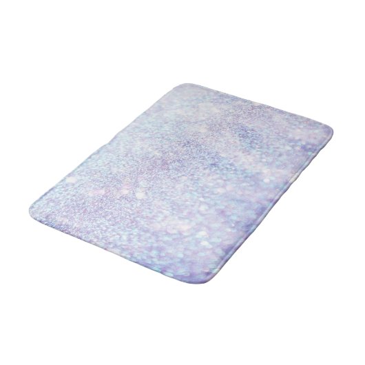 Zilvertextuur Glitter Badmat (Gekanteld)