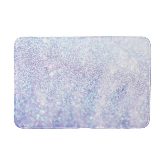 Zilvertextuur Glitter Badmat (Voorkant)