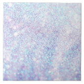 Zilvertextuur Glitter Tegeltje (Voorkant)