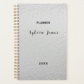 Zilvertextuur Planner (Voorkant)