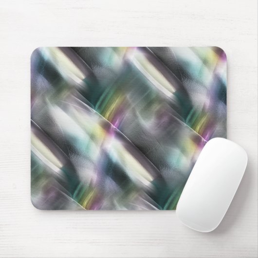 Zilvertextuur tot kleurchroom en digitaal ruw muismat (Met muis)