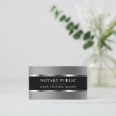 Zilvertextuurstijlelegant visitekaartje (Staand voorkant)