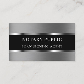 Zilvertextuurstijlelegant visitekaartje