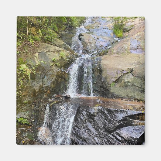 Zilvervallei-watervallen Sereniteit Magneet (Voorkant)