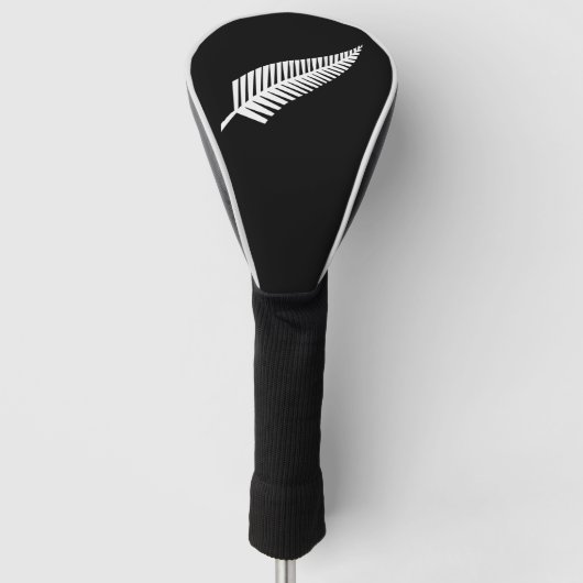Zilvervaren vlag (NZ) Golfheadcover (Voorkant)