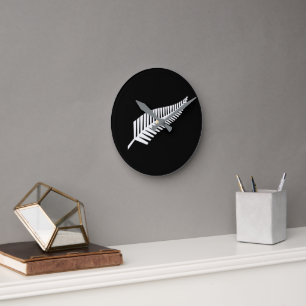 Zilvervaren vlag (NZ) Ronde Klok