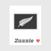 Zilvervaren vlag (NZ) Sticker (Vel)