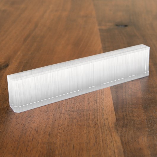 Zilververloop Naambordje (Zijkant)