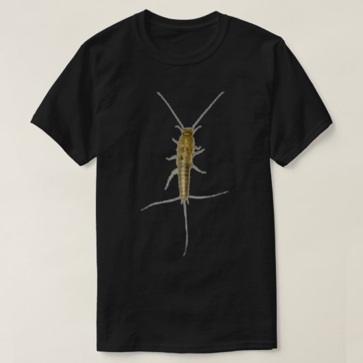 Zilvervis insectenbeestje t-shirt (Design voorkant)