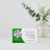 Zilvervis IXOYE Christelijk Symbool Minister/Pasto Visitekaartje (Staand voorkant)