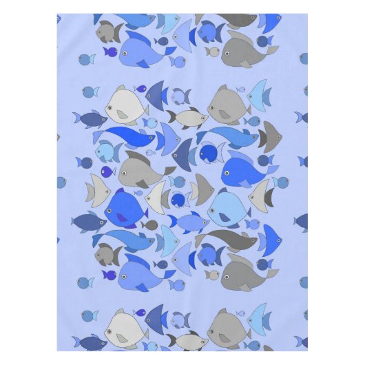 Zilvervis Tafelkleed (Voorkant)