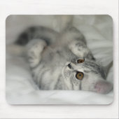 Zilvervlekte kittenmousepad muismat (Voorkant)