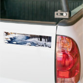 Zilvervos bumpersticker (Op Truck)