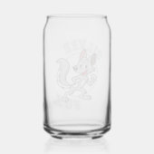 Zilvervos Kan Glas (Achterkant)