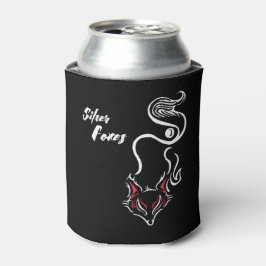 Zilvervossen Stubby Holder Blikjeskoeler