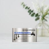 Zilverwaterleiding Visitekaartje (Staand voorkant)