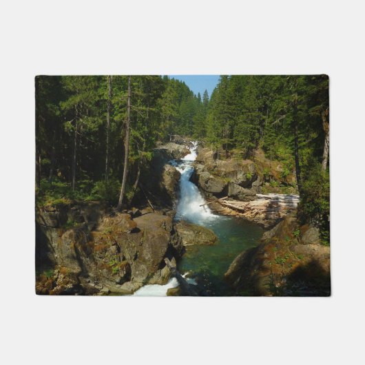 Zilverwaterval in Mount Rainier National Park Deurmat (Voorkant)