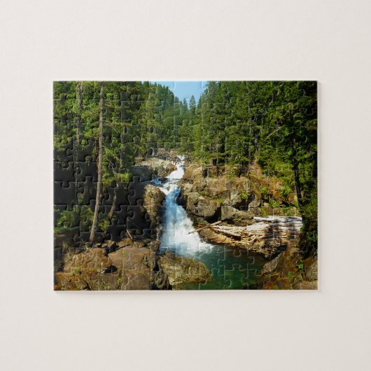 Zilverwaterval in Mount Rainier National Park Legpuzzel (Horizontaal)