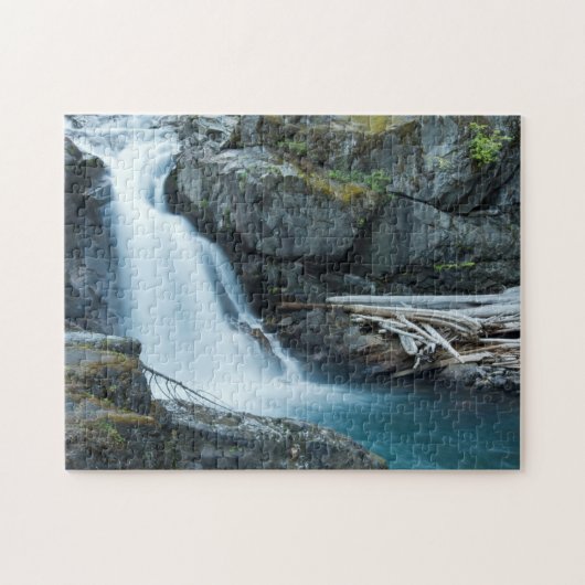 Zilverwaterval, Mount Rainier National Park Legpuzzel (Horizontaal)