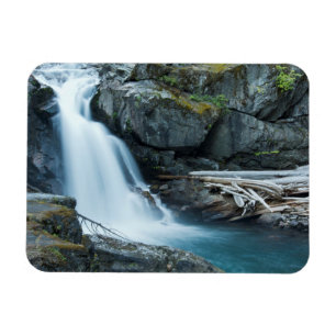 Zilverwaterval, Mount Rainier National Park Magneet