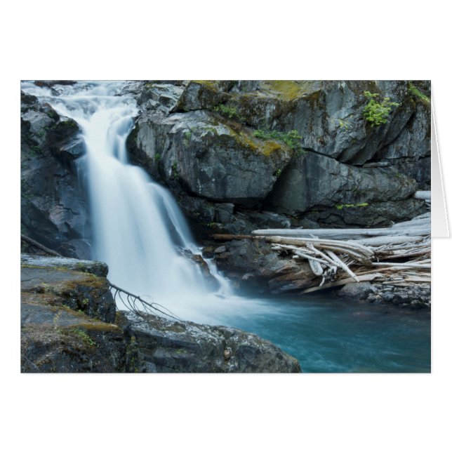 Zilverwatervallen, Mount Rainier National Park (Voorkant Horizontaal)