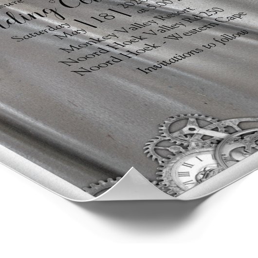 Zilverweddenschap Poster (Hoek)