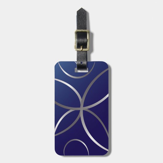 Zilverwegen Bagagelabel (Voorkant verticaal)