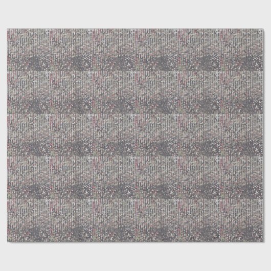 Zilverwit kristalsequivalent cadeaupapier (Vlak)