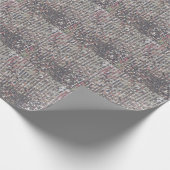 Zilverwit kristalsequivalent cadeaupapier (Hoek)