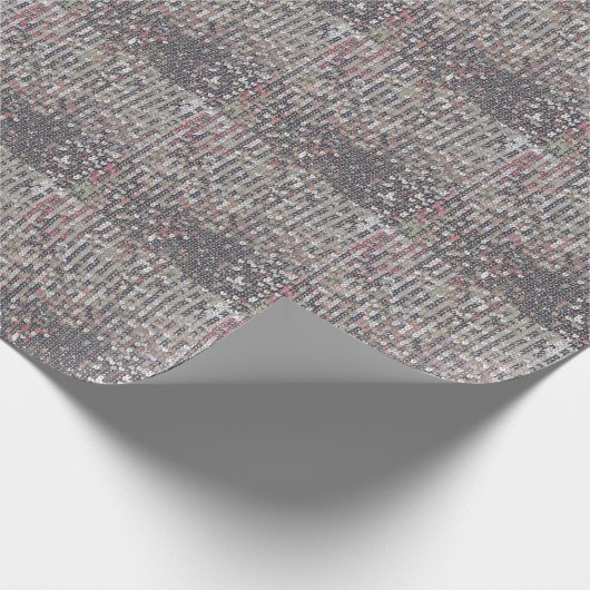 Zilverwit kristalsequivalent cadeaupapier (Hoek)