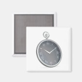 Zilverzakhorloge Magneet (Voorkant / Achterkant)