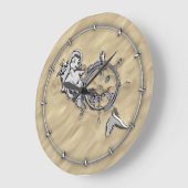 Zilverzeemeermin in de zand grote klok (Hoek)