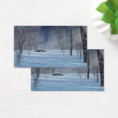 Zilzame lichte Bladwijzer Visitekaartjes (Bureau)