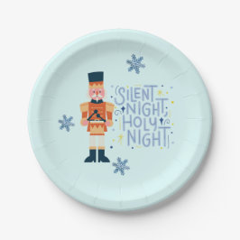 Zilzame nacht, heilige nacht papieren bordje