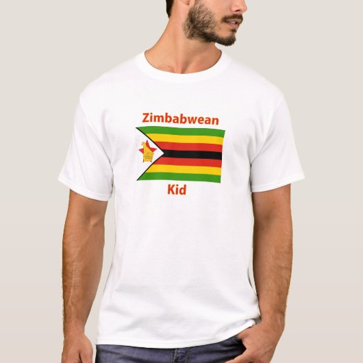 Zimbabwaans kind T-shirt (Voorkant)