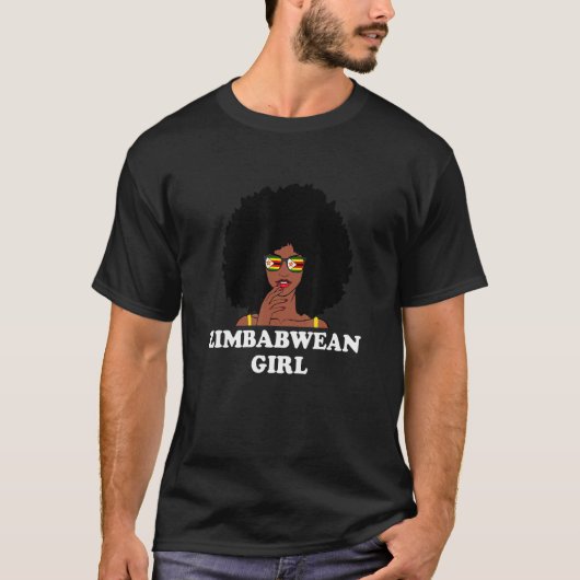 Zimbabwaans Meisje Zimbabwe T-shirt (Voorkant)