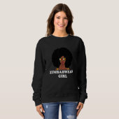 Zimbabwaans Meisje Zimbabwe Trui (Voorkant volledig)