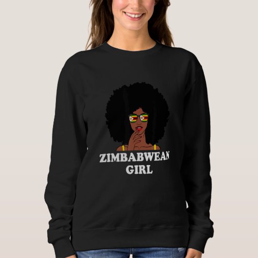 Zimbabwaans Meisje Zimbabwe Trui (Voorkant)