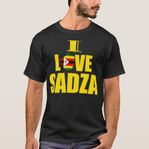 Zimbabwaans voedsel: Ik hou van Sadza Zimbabwe Kaa T-shirt