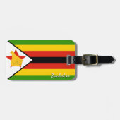 Zimbabwaanse Bagagelabels, patriottische Zimbabwaa Bagagelabel (Voorkant horizontaal)