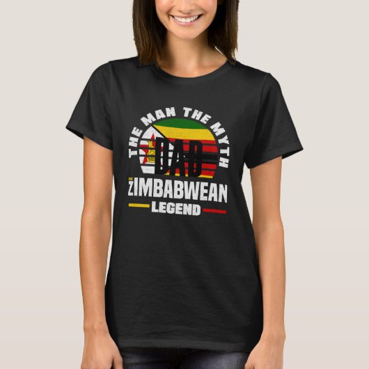 Zimbabwaanse dag van de Zimbabwaanse vaders van de T-shirt (Voorkant)