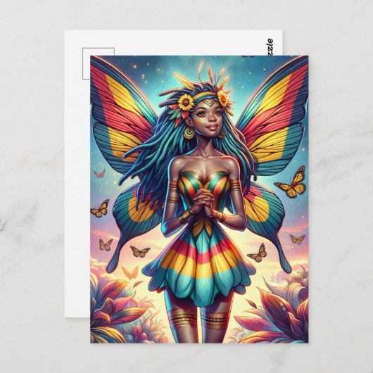 Zimbabwaanse fee briefkaart (Voorkant / Achterkant)