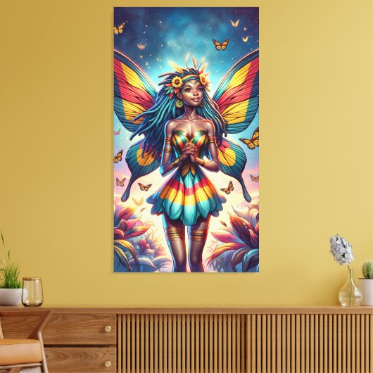 Zimbabwaanse fee canvas afdruk (Insitu (Woonkamer))